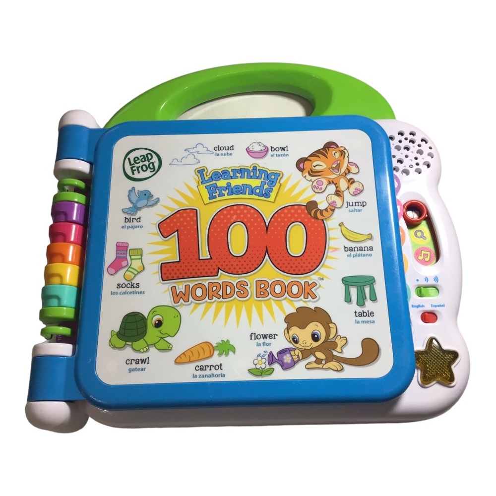 LeapFrog Learning Friends English-Spanish 100 Words Book Leap Frog toy